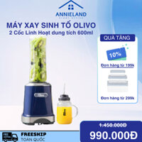 Máy Xay Sinh Tố OLIVO MB300 – 2 Cốc Linh Hoạt – Xay Đá Bào, Sinh Tố, Smoothie – Dung Tích 600ML