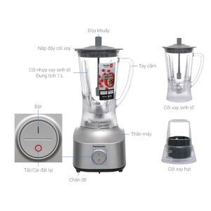 Máy xay sinh tố Panasonic MX-M210SRA - 1L