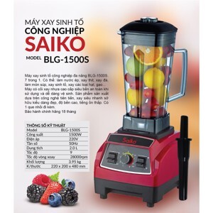 Máy xay sinh tố Saiko BLG-1500S