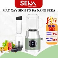 Máy Xay Sinh Tố Seka, Máy Xay Thịt Cá, Máy Xay Sinh Tố Cầm Tay, Tặng Kèm 3 Cối Xay, Bảo Hành Chính Hãng 12 Tháng