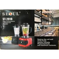 Máy xay sinh tố, sữa đậu hạt công nghiệp Seoul ST-2018 (Công suất lớn) - Cối 5l