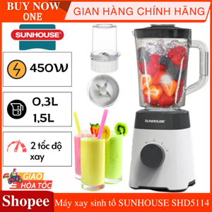 Máy xay sinh tố Sunhouse SHD5114