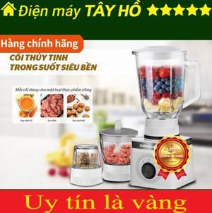 Máy xay sinh tố Sunhouse SHD5582W, 3 cối