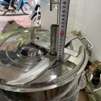 Máy xay sốt cà chua công nghiệp, máy xay nồi to 40x40cm, máy xay củ quả công nghiệp