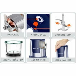 Máy xay thịt 2 dao Korea King KMC-9066G 1,5l