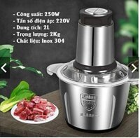 Máy xay thịt 4 lưỡi inox 2 lít đa năng (Thùng 24)