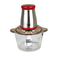 Máy xay thịt 400W Ladomax HA-333 cối thủy tinh dày dung tích 2L, xay thịt cá, cua, xay gia vị - Hàng chính hãng - Màu Inox