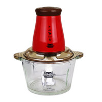 Máy xay thịt 400W Ladomax HA-333 cối thủy tinh dày dung tích 2L, xay thịt cá, cua, xay gia vị - Hàng chính hãng - Màu Đỏ