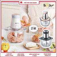 MÁY XAY THỊT BEAR QSJ-C03M1, MÁY XAY ĐA NĂNG XAY RAU CỦ, THỊT CÁ CUA DUNG TÍCH 2L