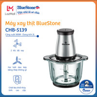 Máy Xay Thịt BlueStone CHB-5139 (2L) - 2 Lưỡi Dao Kép - Cối thủy tinh chịu nhiệt cao cấp - Công suất mạnh mẽ 300W - Bảo hành 24 tháng - Hàng Chính hãng