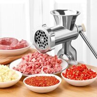 MÁY XAY THỊT CÁ TỎI ỚT QUAY TAY CÓ ĐẾ KẸP BÀN CHẮC CHẮN - MÁY XAY THỊT NHỒI XÚC XÍCH BẰNG TAY- CỐI XAY THỊT CÁ ĐỒ ĂN DẶM