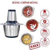 Máy Xay Thịt Cối Inox 4 Lưỡi Đa Năng, Công suất 250W- Xay thịt, xay tỏi ới, xay rau củ quả - Máy xay thịt Electric