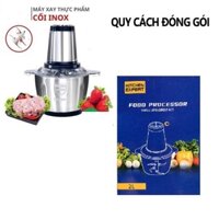MÁY XAY THỊT CỐI INOX LƯỠI XAY 4 DAO