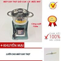 Máy xay thịt công nghiệp 750W, chuyên dụng làm giò chả gia đình Lõi đồng 100%