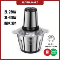 Máy Xay Thịt Đa năng 2-3L Cối Inox 304 Công Suất 250-300W (Xay thịt, tỏi, ớt, hạt, rau củ quả)