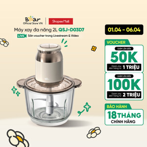 Máy xay thịt đa năng Bear QSJ-D03D7