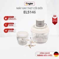 Máy Xay Thịt Engler 2 Cối Thủy Tinh, Xay Thực Phẩm Đa Năng Công Suất 500W Dung Tích 0.6/2L