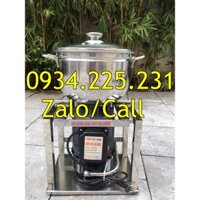 Máy xay thịt, giò chả đa năng, xay ruốc ( chà bông) chân inox 900W nồi 22cm lõi đồng, tặng kèm 1 que đánh ruốc