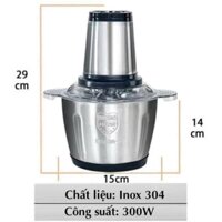 MÁY XAY THỊT INOX KITCHEN CỐI INOX