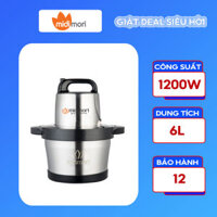 Máy Xay Thịt Inox Làm Giò Chả, Xay Cua, Xay Cá Midimori MDMR-1200 1200W  Hàng chính hãng