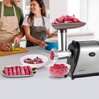 Máy xay thịt làm giò chả 1500w tặng kèm Khuôn