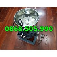 Máy xay thịt làm giò chả 750w hàng ĐIỆN CƠ MÀU GHI lõi đồng 100% kèm que làm ruốc