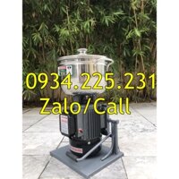 Máy xay thịt làm giò chả công nghiệp gia đình 1100W khung inox đa năng, cam kết dây đồng 100%