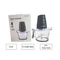 Máy xay thịt Lock&Lock EJM156BLK cối thủy tinh 1L, công suất 400w, bảo hành 12 tháng