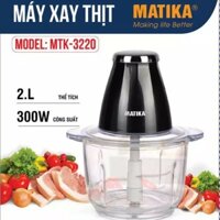 Máy xay thịt MATIKA MK-3220  xay nhỏ ,độ bền cao ,vệ sinh dễ dàng,hàng chính hãng.