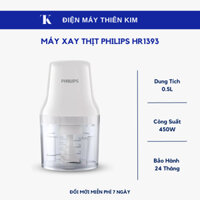 Máy xay thịt Philips HR1393 0.7L 450W - Bảo Hành 24 Tháng Toàn Quốc