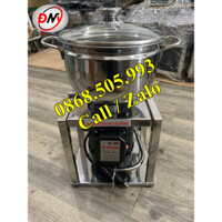 Máy Xay Thịt Ruốc Giò Chả Đa Năng công suất 1100w Khung Inox Nồi 22CM Tặng Que Đánh Ruốc