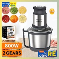 Máy xay thịt SOKANY SK-7027 800W dung tích 3l xay thịt cá, rau củ đa năng tại nhà
