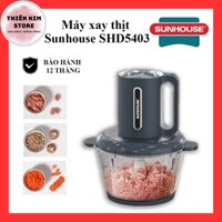 Máy xay thịt SUNHOUSE SHD5403, 300w, 1.8L - Lưỡi Dao INOX sắc bén, dễ dàng tháo rời - bảo hành 1 năm