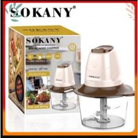 Máy xay thịt thực phẩm đa năng Sokany SK-7006 công suất 300W có 2 tầng dao 2 tốc độ xay mạnh mẽ