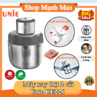 Máy xay thịt Unie UE226 -Thiết Kế 4 Lưỡi Dao Sắc Bén, Công Suất Mạnh 300W, Bảo Hành 12 Tháng
