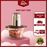 Máy Xay Thịt Với 4 Lưỡi Dao Inox Công Suất 300W Dung Tích 1,8 Lít - Máy Xay Đa Năng, Xay Tỏi Ớt, Máy Xay Sinh Tố