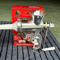 Máy Xay Thịt - Xay Cua Quay Tay Cỡ Đại Bằng Nhôm Đúc ( CỐI 12 + TẶNG KÈM PHỄU )