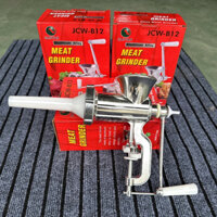 Máy Xay Thịt - Xay Cua Quay Tay Cỡ Đại Bằng Nhôm Đúc ( CỐI 12 ) + TẶNG KÈM PHỄU