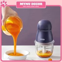 Máy xay thức ăn thịt cá đồ ăn dặm cho bé 300ml OIDIRE ODI-FSJ5 lưỡi dao 6 cánh