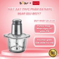 Máy Xay Thực Phẩm Đa Năng Bear QSJ-B03Y7 - Hàng Chính Hãng - Bảo Hành 18 Tháng