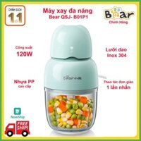 Máy xay thực phẩm đa năng Bear QSJ- B01P1 - Máy xay ăn dặm cho bé Bảo Hành 12 tháng chính hãng