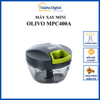 Máy Xay Thực Phẩm Đa Năng Mini OLIVO MPC400A Xay Tỏi Ớt Xay Thịt, Xay Hạt Nhanh Chóng Dây Kéo Chắc Chắn 400ml