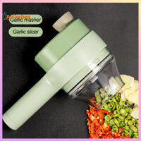 Máy xay tỏi Aislerbee có tay cầm Tay cầm tốt Tiết kiệm nhân công Máy ép tỏi điện không dây có thể tháo rời Gừng Ớt Thịt trái cây Máy chế biến thực phẩm không dây Tiện ích nhà bếp