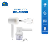 Máy xay tỏi ớt Gaabor GE-M03D | Cầm Tay Mini | 3 In 1 |  | Pín Sạc | Hàng Chính Hãng