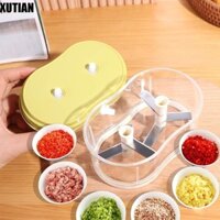 Máy Xay Tỏi XUTIAN, Máy Nghiền Tỏi Thiết Kế Đẩy Tay Bằng Tay, Đa Năng Tiết Kiệm Nhân Công Hình Bầu Dục Hiệu Quả Cắt Hành Nấu Ăn