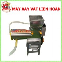 Máy xay vắt liên hoàn, Máy xay nghiền tinh bột nghệ, máy vừa xay vừa vắt củ nghệ tươi, sắn dây, dong riềng động cơ 3kw