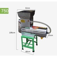 Máy xay vắt tách bã liên hoàn củ bình tinh, củ nghệ tươi, sắn dây, dong riềng làm tinh bột nghệ, săn dây....