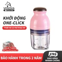 Máy xay VOVOVA 3 lưỡi, máy xay ăn dặm cho bé, xay cháo,thịt, rau củ nhuyễn mịn,Máy xay thịt