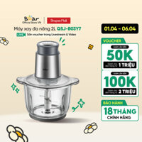 Máy XayThực Phẩm Đa Năng 2L Bear QSJ-B03Y7 - Hàng Chính Hãng - Bảo Hành 18 Tháng