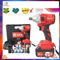 Máy xiết bulong Ken 88V - 2 TRONG 1 - 2 Pin - TẶNG 6 KHẨU 13.15.17.19.21.22 + ĐẦU KHOAN SẮT, GỖ, BẮN VÍT... Cao Cấp